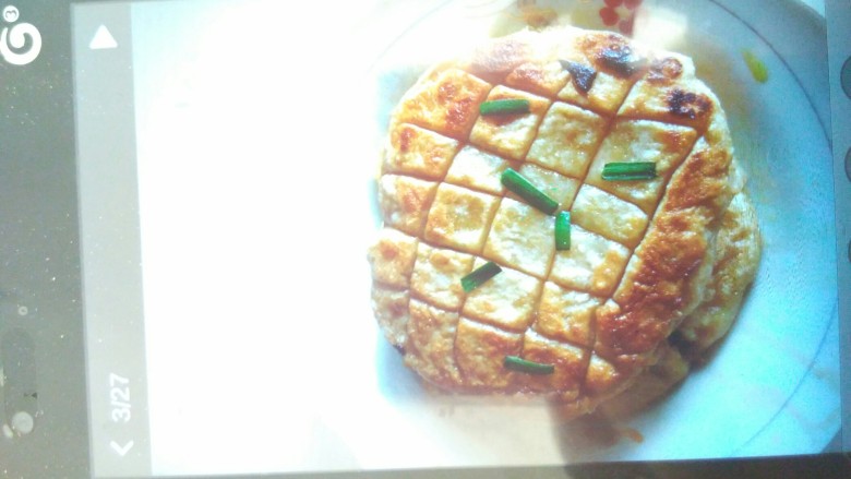 雞蛋早餐餅,成品~😘😘😘😻