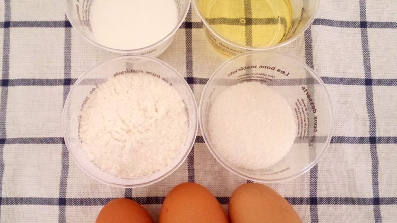 网红肉松小贝盒子,材料称好,分开装好备用