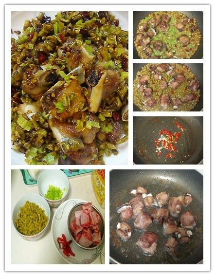 酸豇豆煸小排