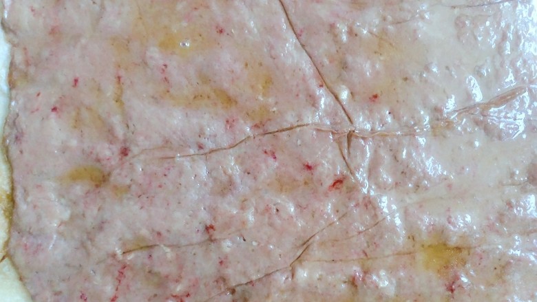 蜜汁猪肉脯,烤箱180°C预热,第一次烤10分钟