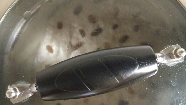 荞麦发糕,开大火,上气后转中火,蒸25分钟。