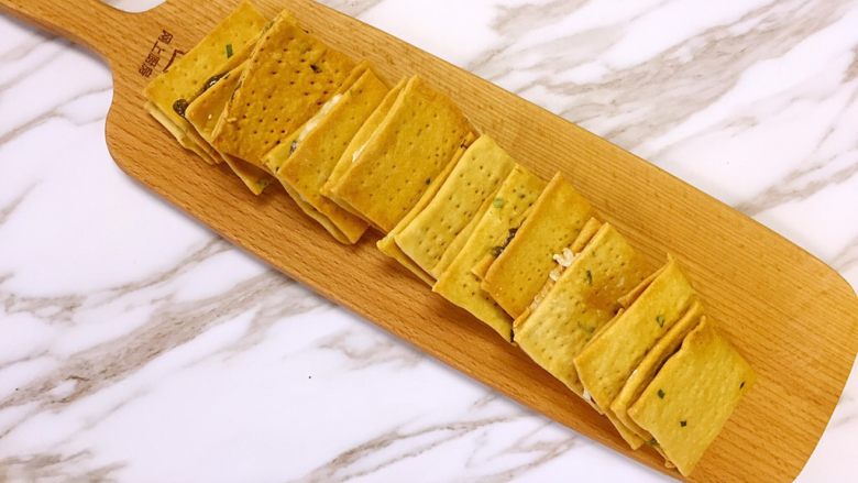 抹茶葱香牛轧饼,完成~
