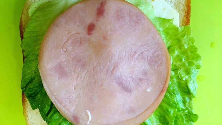 美味三明治,再放一片火腿