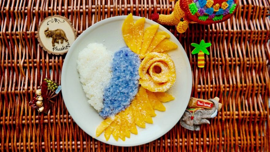 泰式芒果糯米饭【coconut sticky rice with mango】