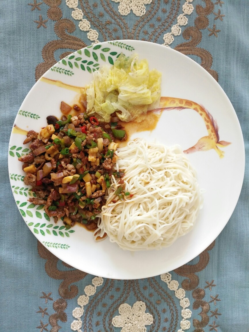 DIY肉酱拌面