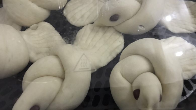 小白鸽馒头,底部沾点干粉放入GOURMETmaxx西式厨师机的蒸锅,盖盖子醒发至两倍大,我大概醒了20分钟。冬天估计半个小时。