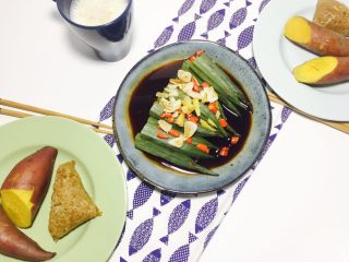 蒸菜不油腻——清蒸秋葵