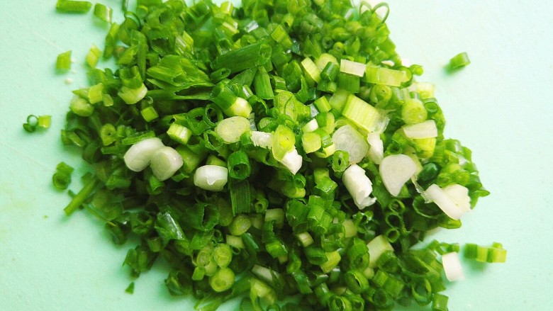 煎饺,再切点葱花