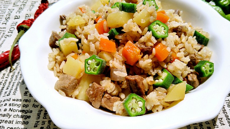 电饭煲羊肉手抓饭,开饭啰!
