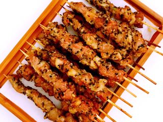 自制电烤羊肉串