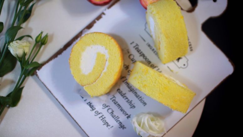 百香果蛋糕卷（充满热情的卷卷）