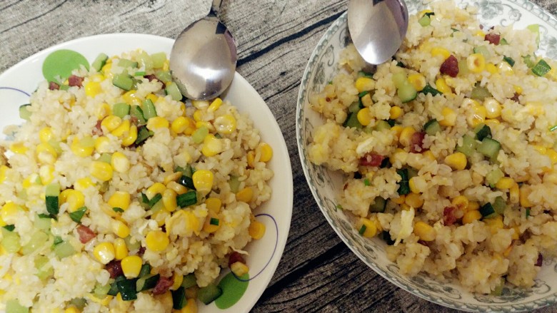黄金腊肉蛋炒饭