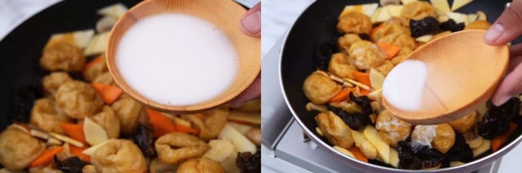这样做的面筋最好吃!?,撒一撮胡椒粉调味