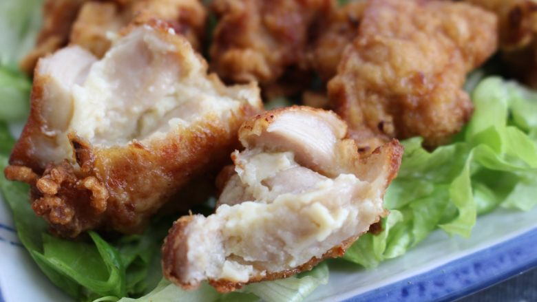 日式炸鸡,里面的肉肉多汁,口感超级好