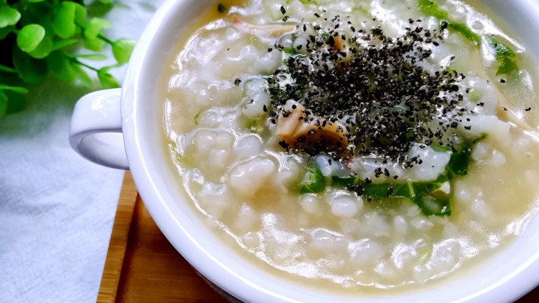 鱿鱼清粥,这碗鱿鱼清粥味美鲜甜,宝宝大爱