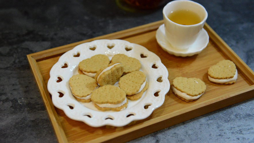 苏打棉花糖夹心饼干