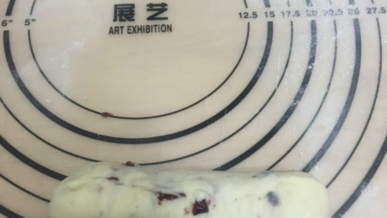 蔓越莓排包(直接法),卷起收口即可
