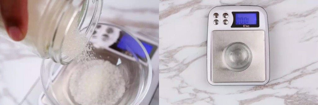 坚果糯米糍……,糯米粉和白砂糖放到大的容器内混合搅拌