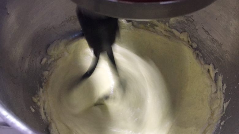 抹茶磅蛋糕,搅拌时间2.5分钟