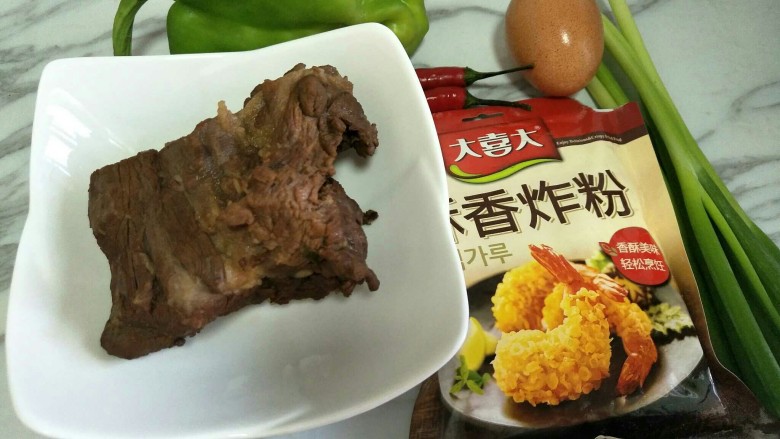 香辣驴肉,准备食材