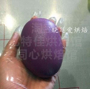 冰皮月饼－调色,紫薯的也是
