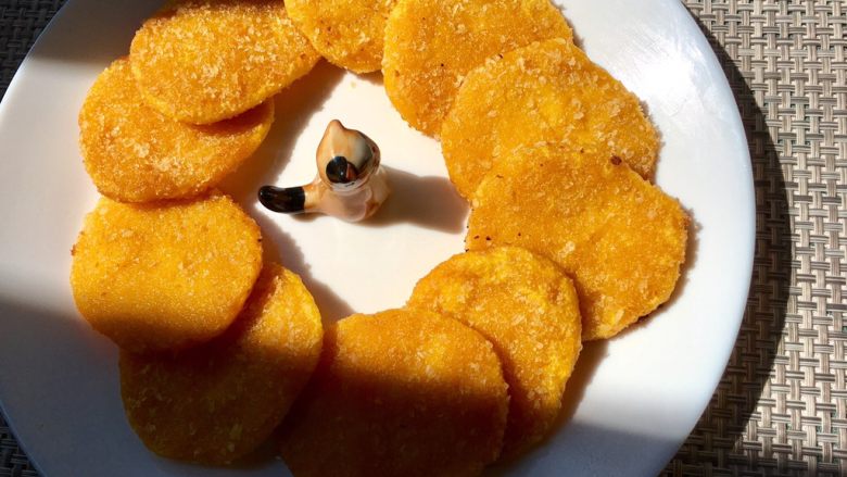 🎃香酥南瓜饼🎃,🔔一米阳光~早餐有了…四不四特别简单!