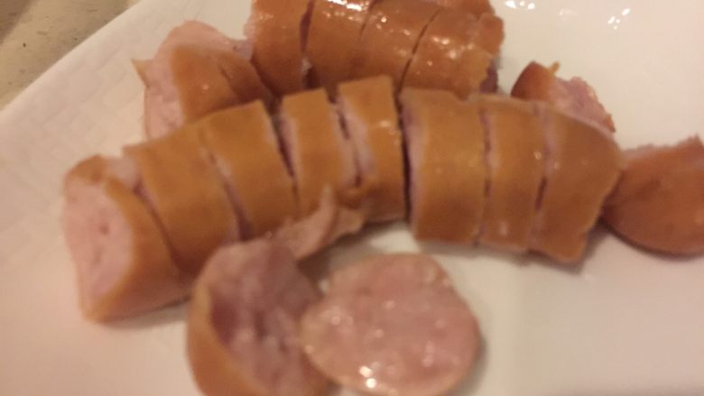 菠萝炒饭,蒜肠