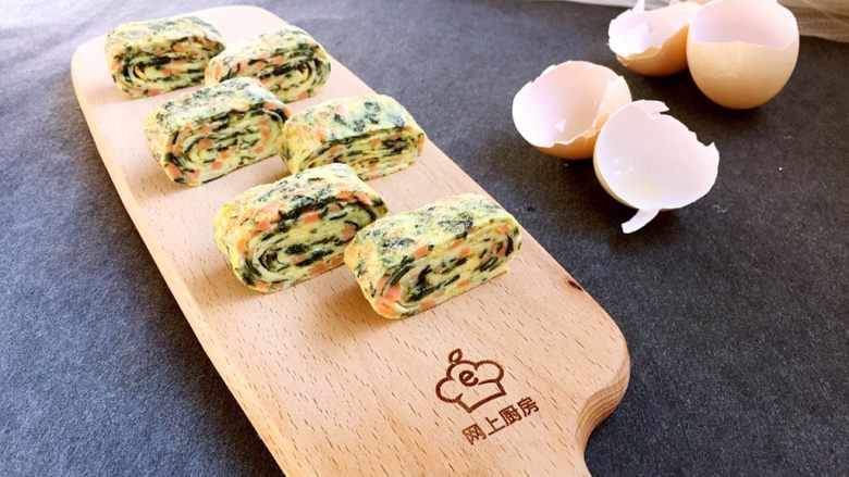 日式海苔玉子烧,完成,成品图。