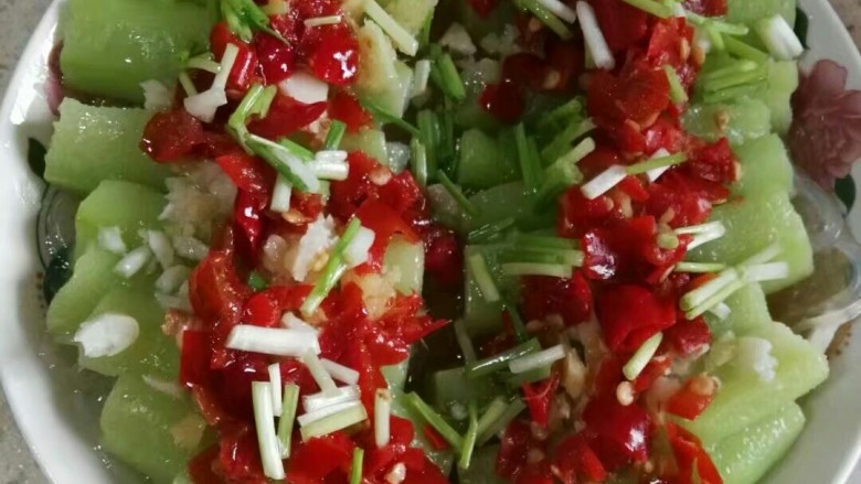 #家常菜大比拼#剁椒粉丝蒸丝瓜