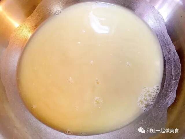 老北京面茶,搅拌均匀后再开中小火；