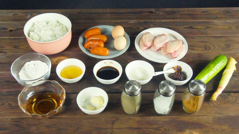 鸡翅包饭！颜值逆天 好吃到跳舞,准备食材如图