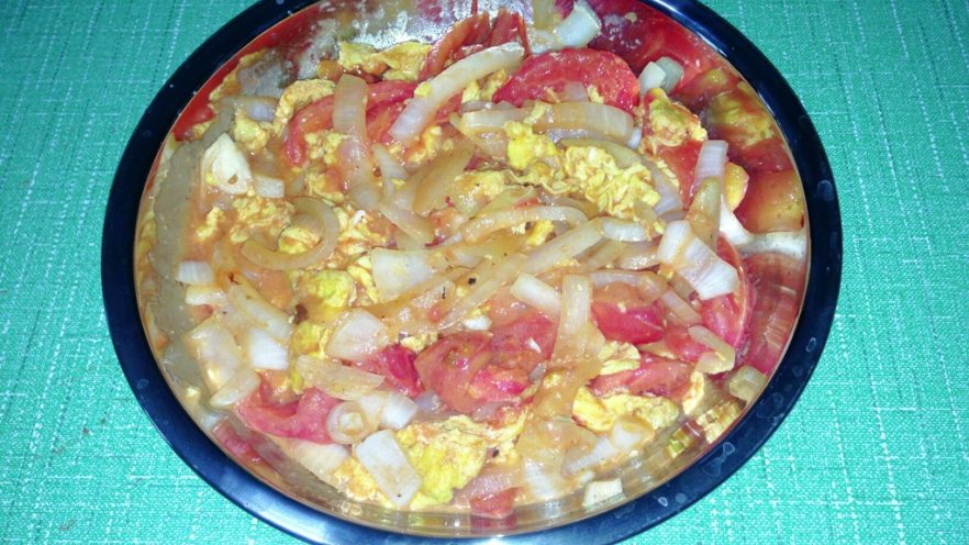 西红柿 洋葱 炒鸡蛋