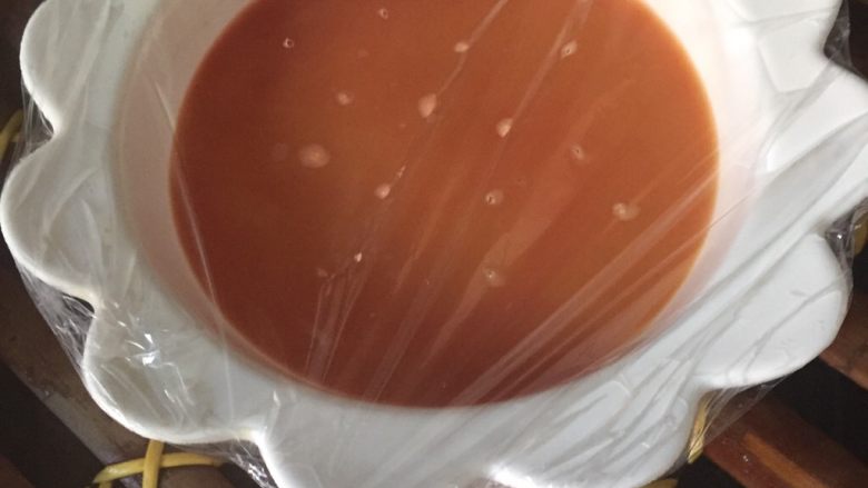 超滑嫩水蒸蛋,做开水后放上蛋液,