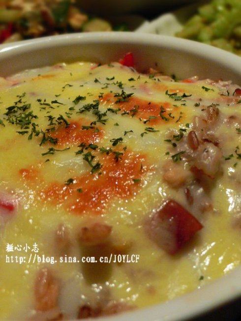 红米五彩培根焗饭