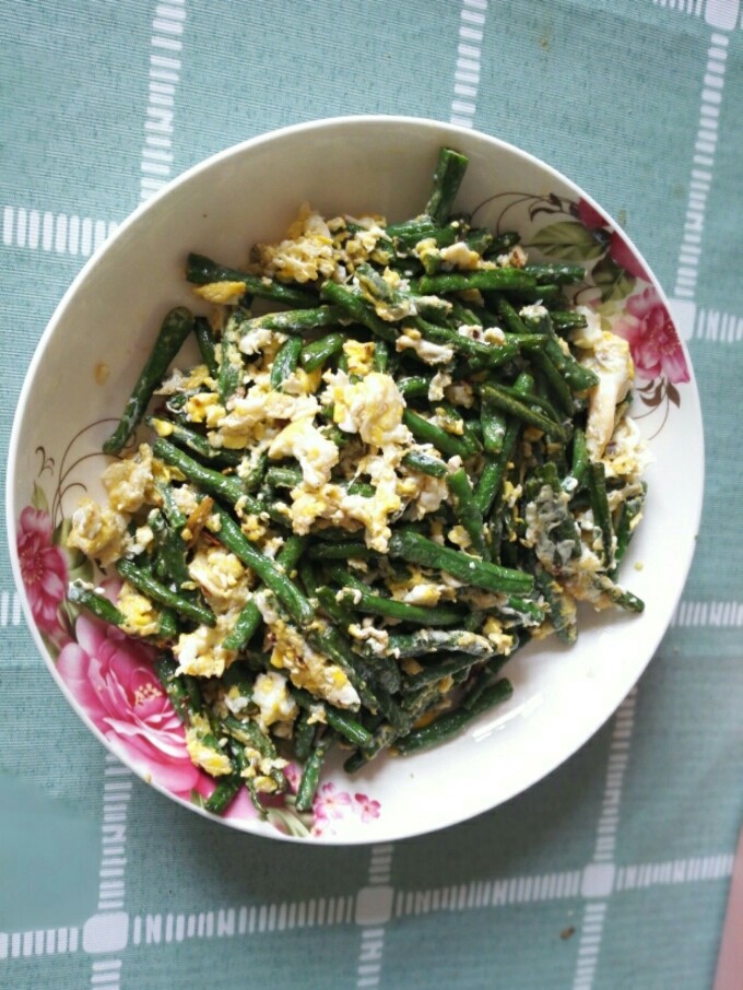 豆角炒蛋