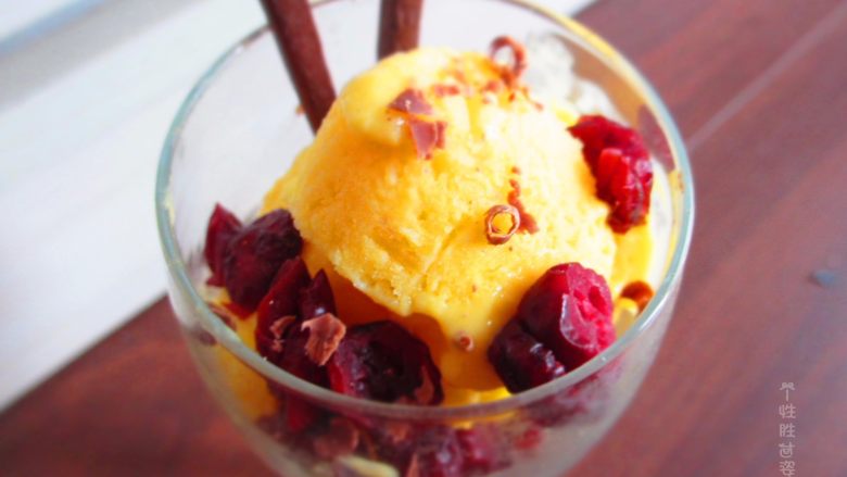 美味不发胖的鸡蛋冰淇淋