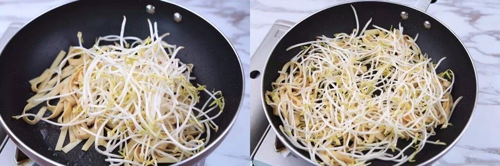 鲜得人食欲大开,空口就能吃掉一盘?!芦笋,加入豆芽,炒出香味……