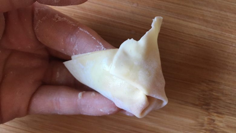 鲜肉酸辣混沌(内含混沌包法),捏紧,注意看手法噢,大家各自补脑。