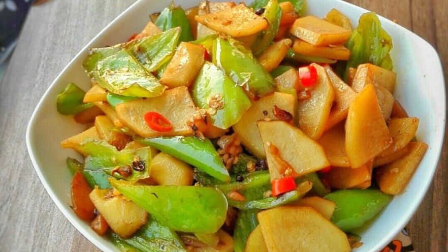 #万能的土豆#青椒土豆片