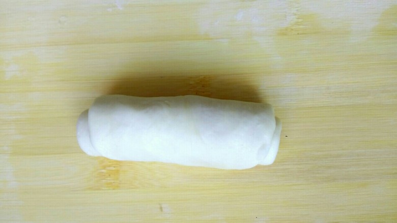 肉馅烧饼,从上到下卷成卷儿