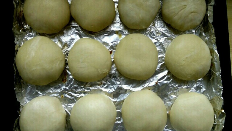 肉馅烧饼,把所有的全部包完，放入烤盘（烤盘200度预热）