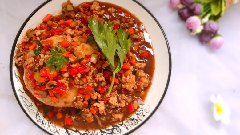 肉末土豆泥,肉末土豆泥,完成