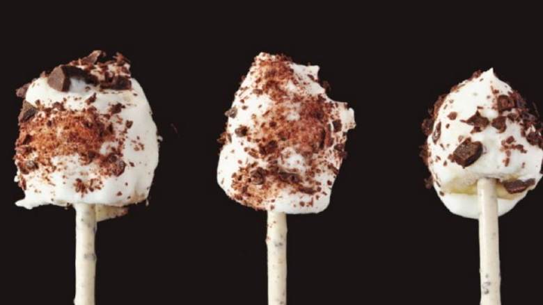 冻香蕉酸奶饼干棒