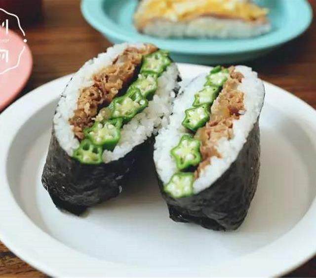牛肉秋葵饭团
