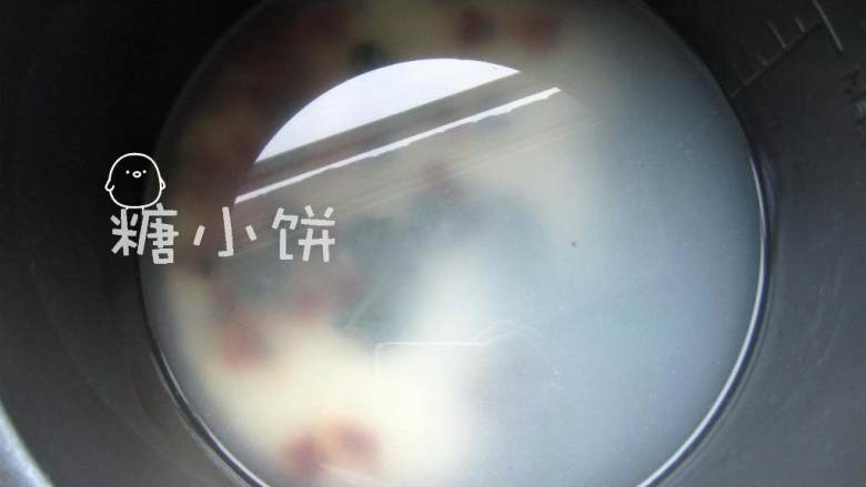 皮蛋瘦肉粥,加入水 ,电高压锅上汽后压20分钟