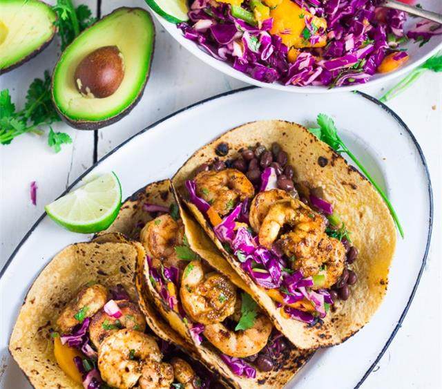 加勒比海风味鲜虾玉米卷