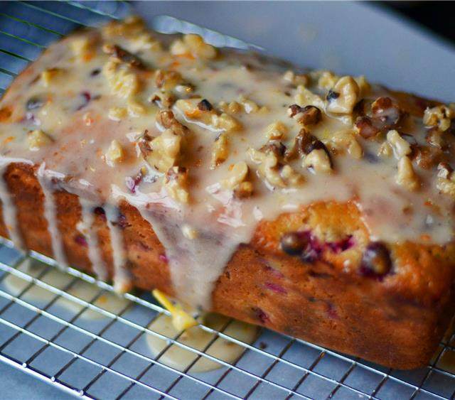 蔓越莓橙子核桃面包