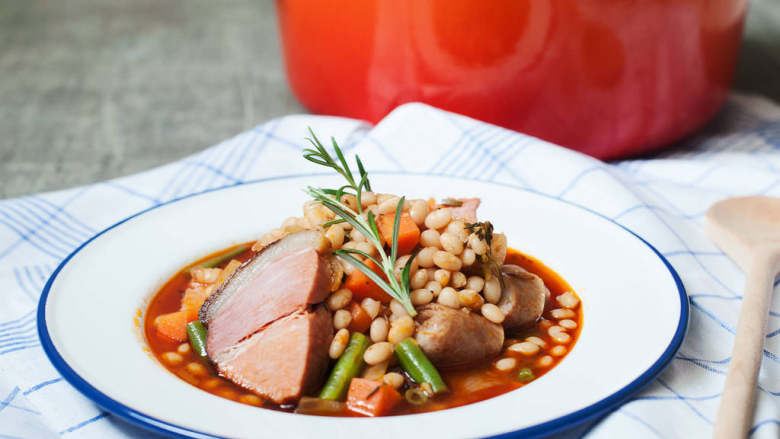 法式砂锅豆焖肉