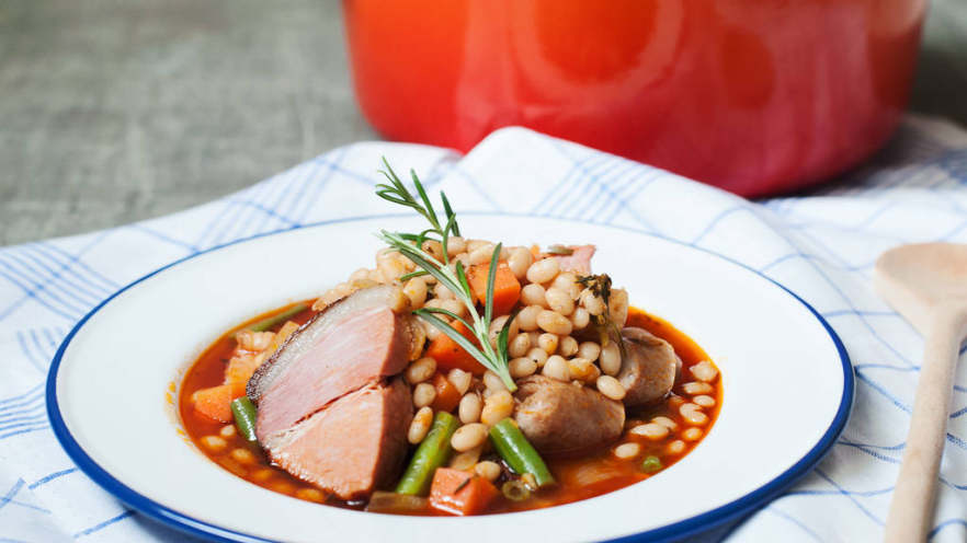 法式砂锅豆焖肉