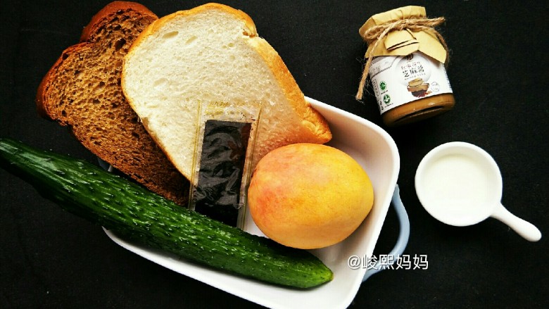 创意故事餐:小马过河,准备好以上食材